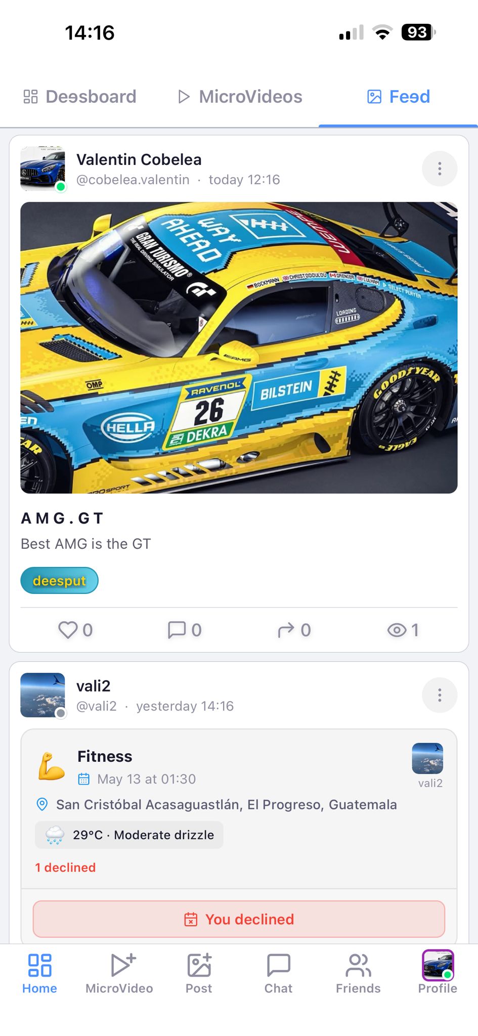 Posts Feed